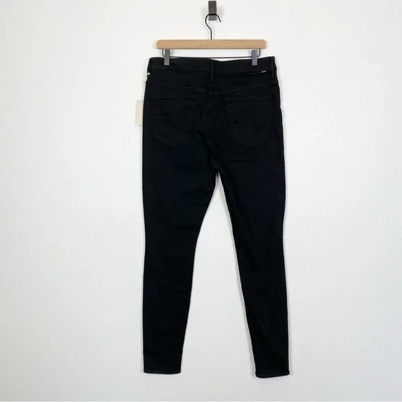 Mother The High Waisted Looker Skimp in Lasting Impression Black